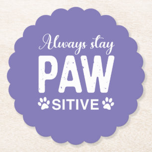 Porta-copo De Papel Manter sempre o PAW sitivo