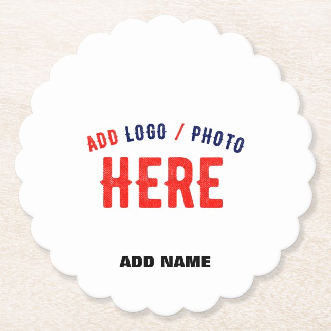 PORTA-COPO DE PAPEL MARCA VERIFICADA BRANCA PERSONALIZÁVEL MODERNA (Frente)