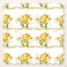 margaridas delicadas! borda rendilhada