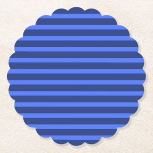 Porta-copo De Papel Marinho azul Simples Moderno Nome da Faixa de Duas