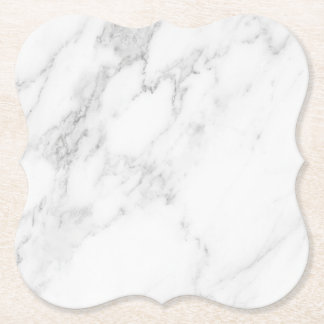 Porta-copo De Papel Mármore Branco