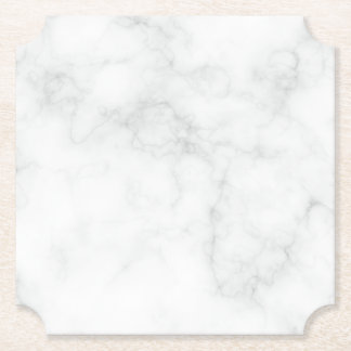 Porta-copo De Papel Mármore Branco Moderno