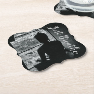 Porta-copo De Papel Meditação Respira Ioga