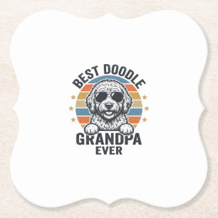 Porta-copo De Papel Melhor Avô Doodle de Todos os Tempos Design de Cam