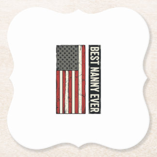 Porta-copo De Papel Melhor Babá de Todos os Tempos Camisa Patriótica V