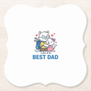 Porta-copo De Papel Melhor Design de Vetor Fofo de Abraço de Gato de G