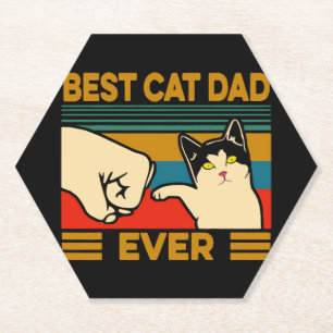 Porta-copo De Papel Melhor Pai De Gato