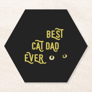Porta-copo De Papel Melhor Pai De Gato