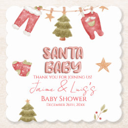 Porta-copo De Papel Menina do Papai Noel Festa de Bebê Férias  