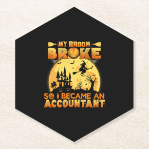 Porta-copo De Papel Minha Broke Se Tornou Contadora De Halloween