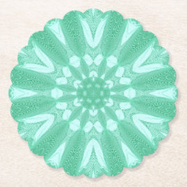 Porta-copo De Papel Mint Green Faux Tulle Design