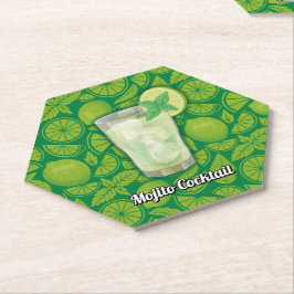 Porta-copo De Papel Mojito Cocktail