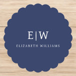 Porta-copo De Papel Monograma Simples Profissional Elegante Minimalist<br><div class="desc">Apresentando nossa coleção profissional simples de monogramas minimalista: eleve seu estilo com sofisticação de eterno e elegância subestimada. Criada com muita atenção aos detalhes, esta coleção apresenta designs minimalistas adornados com seu monograma personalizado. Cada peça exumenta profissionalismo e refinamento, perfeito para fazer uma impressão duradoura em qualquer cenário. De artigos...</div>