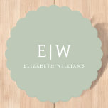 Porta-copo De Papel Monograma Simples Profissional Elegante Minimalist<br><div class="desc">Apresentando nossa coleção profissional simples de monogramas minimalista: eleve seu estilo com sofisticação de eterno e elegância subestimada. Criada com muita atenção aos detalhes, esta coleção apresenta designs minimalistas adornados com seu monograma personalizado. Cada peça exumenta profissionalismo e refinamento, perfeito para fazer uma impressão duradoura em qualquer cenário. De artigos...</div>