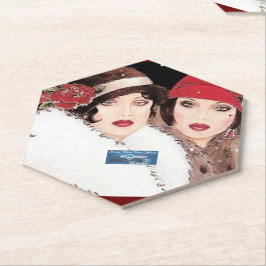 Porta-copo De Papel Montanha-russa 9 Burg(Inverno Vermelho 2) RFPMDesi