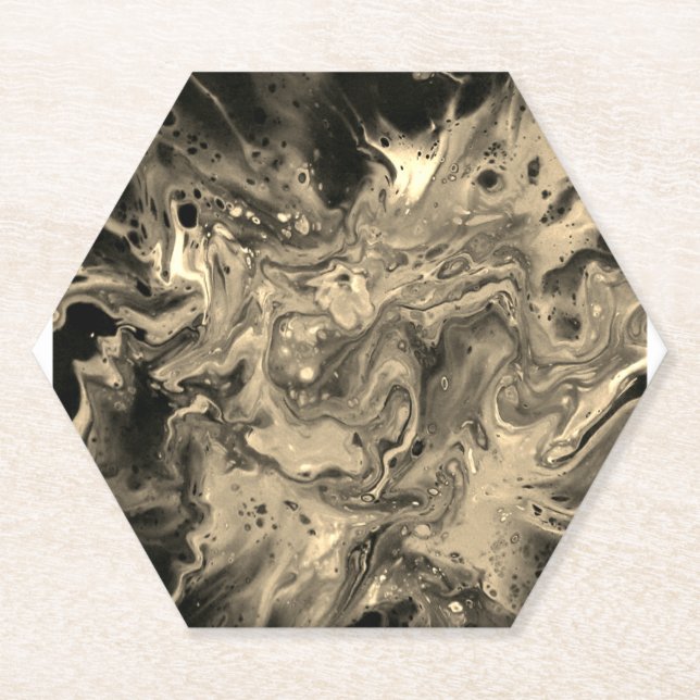 Porta-copo De Papel Motif abstraite. Anetka (Frente)