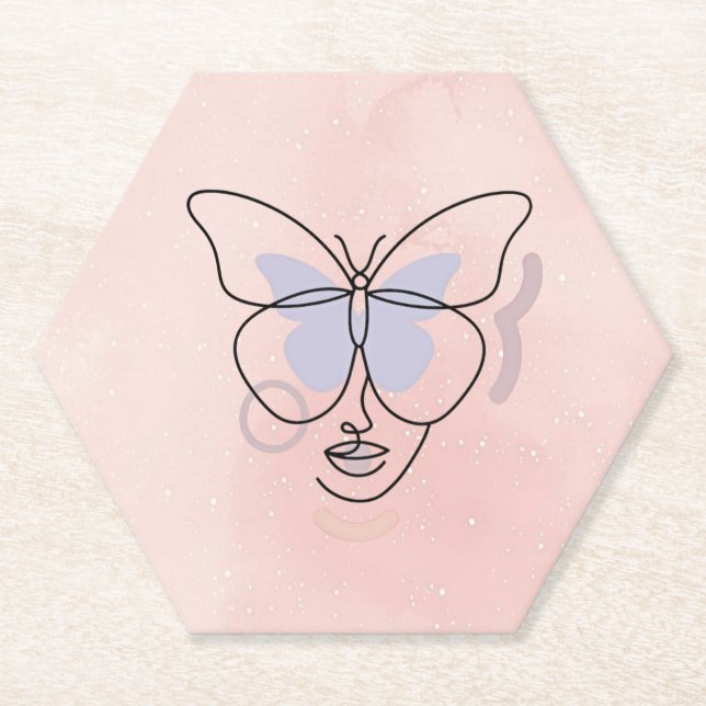 Porta-copo De Papel Mulher (Frente)