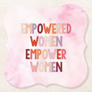 Porta-copo De Papel Mulheres Empoderadas Empoderam Mulheres