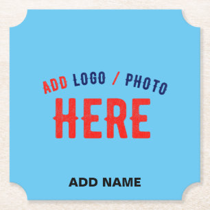 PORTA-COPO DE PAPEL NA MODA MODERNO PERSONALIZADO SWAG SKY AZUL MARCA