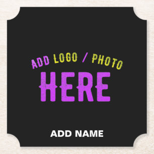 PORTA-COPO DE PAPEL NA MODA MODERNO PERSONALIZÁVEL NEGRO VERIFICADO CO