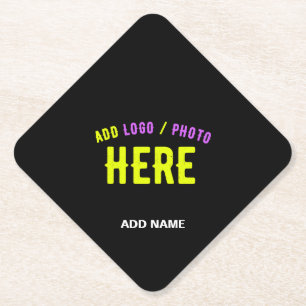 PORTA-COPO DE PAPEL NA MODA MODERNO PERSONALIZÁVEL NEGRO VERIFICADO CO