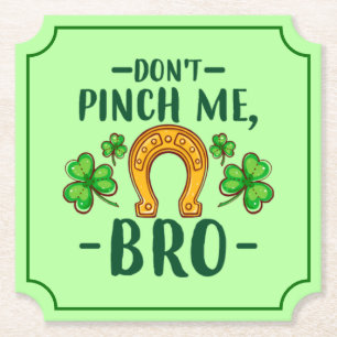 Porta-copo De Papel Não Me Belisque, Irmão Design de St. Patrick's Day