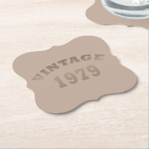 Porta-copo De Papel Nascer de aniversário de 1979