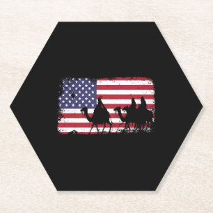 Porta-copo De Papel natação da bandeira americana