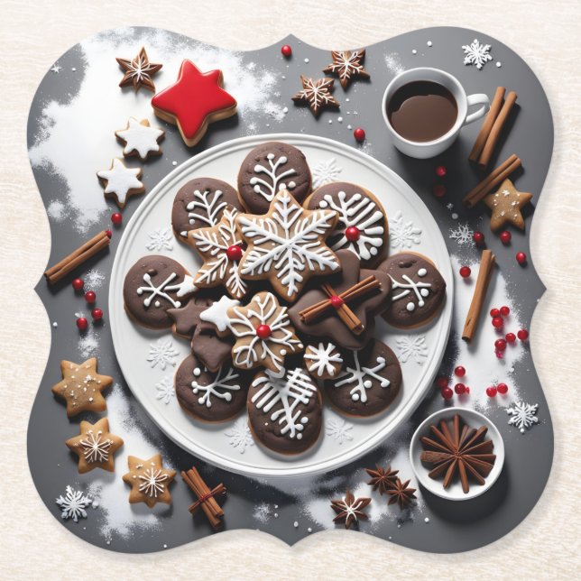 Porta-copo De Papel navidad 1 - 001 (Frente)