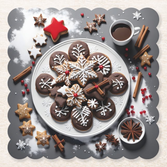 Porta-copo De Papel navidad 1 - 001 (Frente)