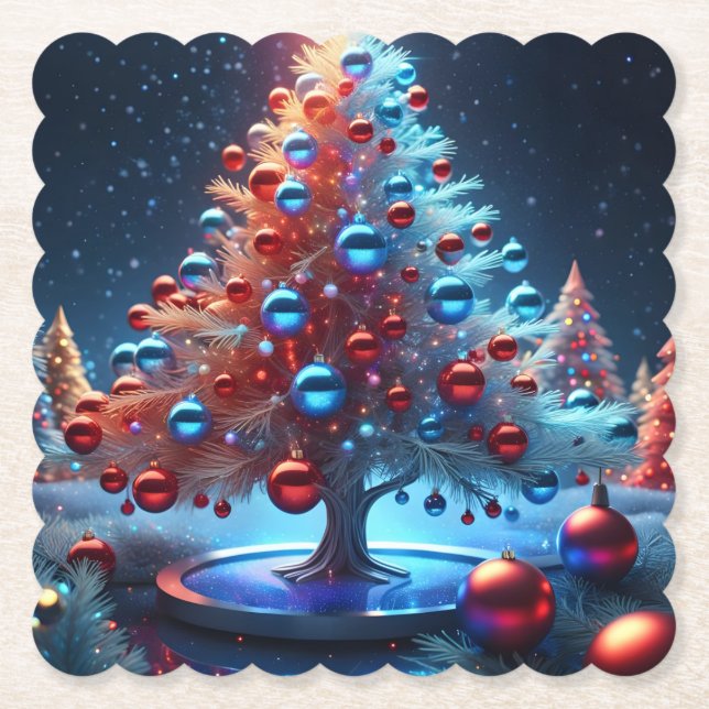 Porta-copo De Papel Navidad 1 - 002 (Frente)