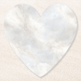 Porta-copo De Papel Neutral Marble Design