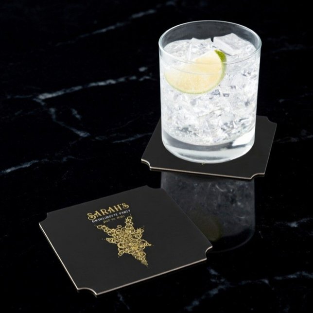 Porta-copo De Papel Noiva Personalizada Mystic Gold  (Criador carregado)