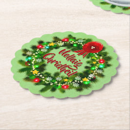 Porta-copo De Papel Nollaig Chridheil - Natal Escocês