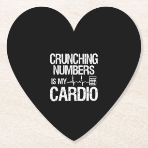 Porta-copo De Papel Números de Briscada É O Meu Contador De Cardio & C