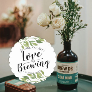Porta-copo De Papel o amor está fabricando cerveja a porta copos do