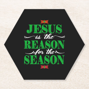 Porta-copo De Papel O Natal Cristão Oferece Jesus É A Razão Para