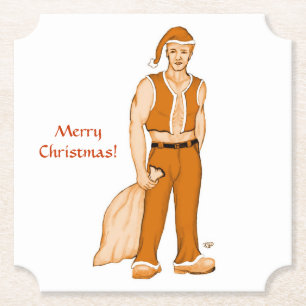 Porta-copo De Papel O novo Pai Natal - Feliz Natal!