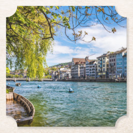 Porta-copo De Papel O rio Limmat, Zurique
