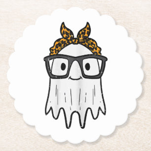 Porta-copo De Papel Óculos Fantasmas do Halloween