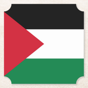 Porta-copo De Papel oficialmente pavilhão do Estado da Palestina