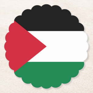 Porta-copo De Papel oficialmente pavilhão do Estado da Palestina