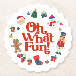 Porta-copo De Papel Oh, Que Belo aniversário de Natal