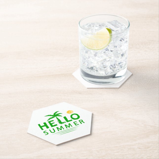 Porta-copo De Papel Olá Summer (Insitu)
