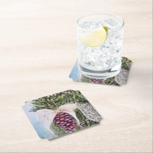 Porta-copo De Papel Ornamento de Pinheiro de Natal