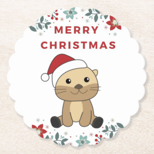 Porta-copo De Papel Outra neve de Natal Animais de inverno Papel Secun