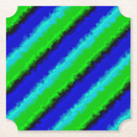 Padrão arco-íris 3D abstrato azul verde