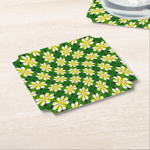 Porta-copo De Papel Padrão de Frangipani Amarelo