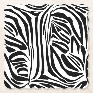 Porta-copo De Papel Padrão de zebra