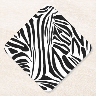 Porta-copo De Papel Padrão de zebra